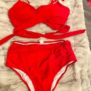 Amazon high waisted swimsuit
